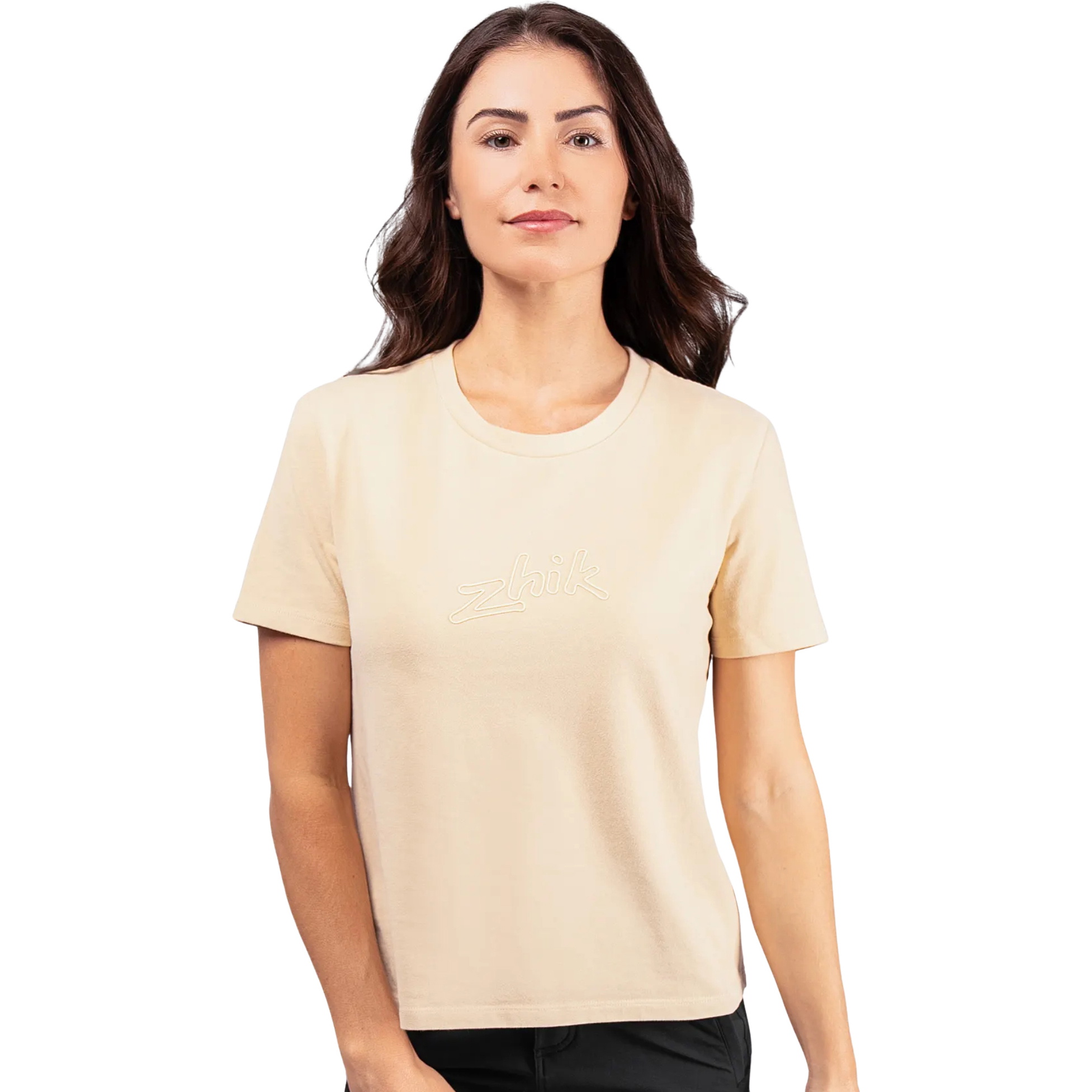 Zhik Womens Logo Cotton Tee TEE-0733-W-SND - Sand